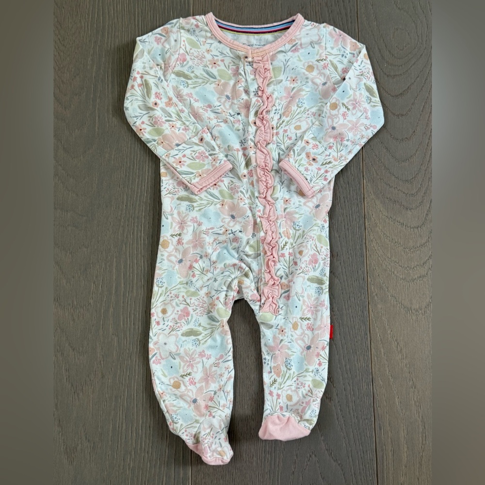 Magnetic Me Pastel Floral Kids Footie